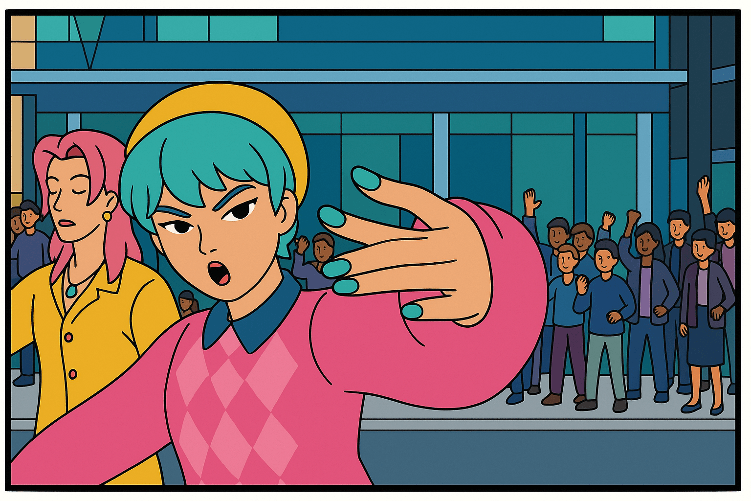 Baby Saja Soda Pop Dancing colored inspiration 1