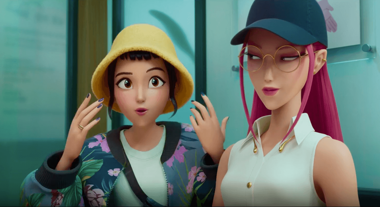 Mira and Zoey in clinic because of Rumi's voice - Click to create puzzle