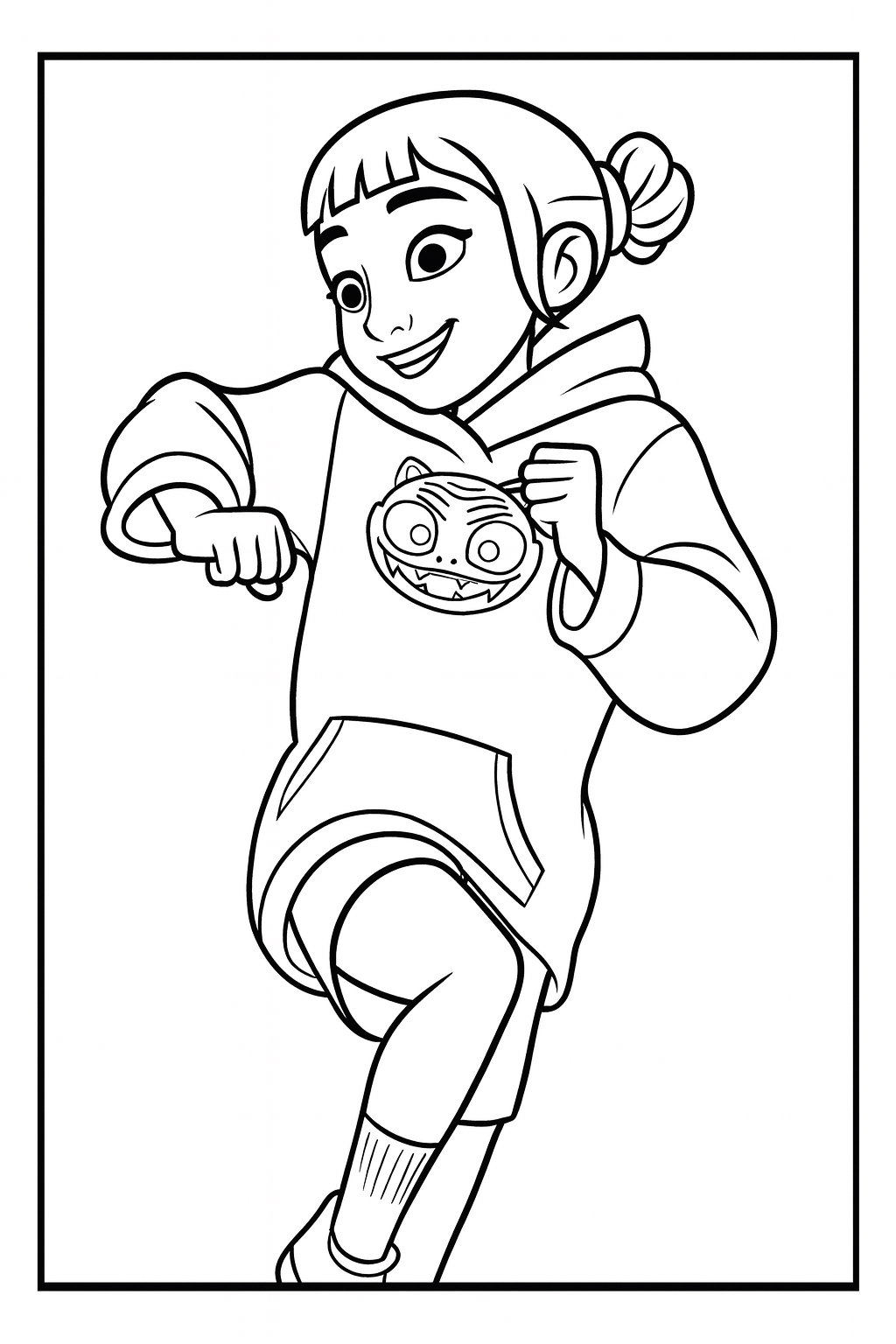 Kpop Demon Hunter Coloring Pages Zoey
